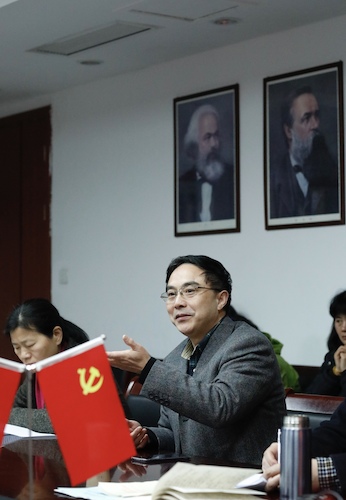 校党委副书记张志军在会上讲话